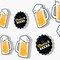 Big Dot of Happiness Cheers and Beers Garland Banner Adult Birthday Backdrop 30 Feet of Cord 15 Double Sided Paper Beer Mugs and Bottle Top Shapes